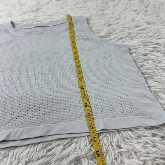 Lululemon Breeze By Muscle Crop Tank *lululemon White / White - Picture 4 of 7